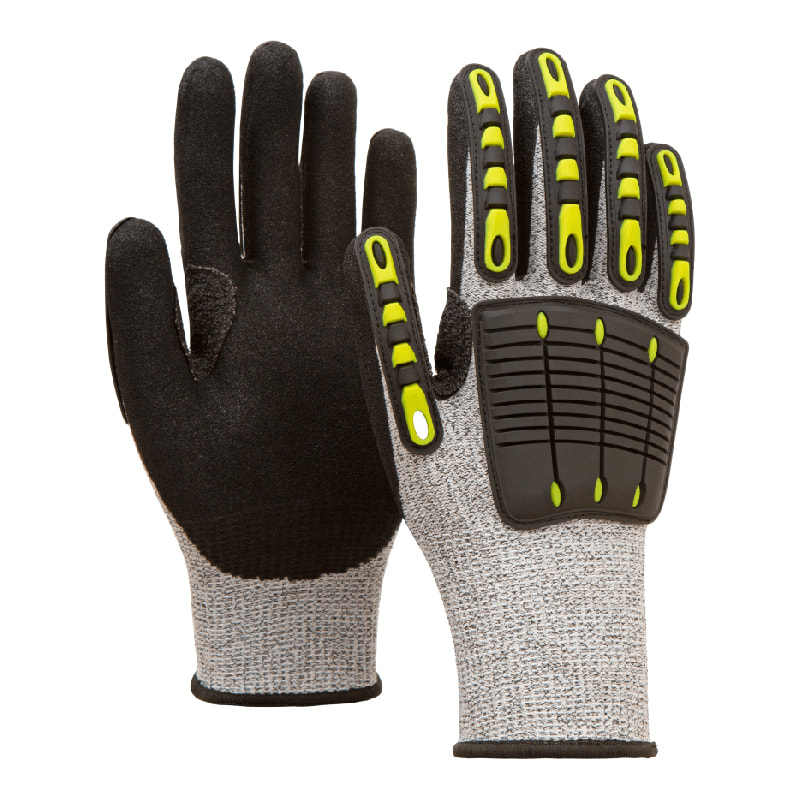 18 Guage HPPE Anti-vibrationis gere-repugnantes Gloves