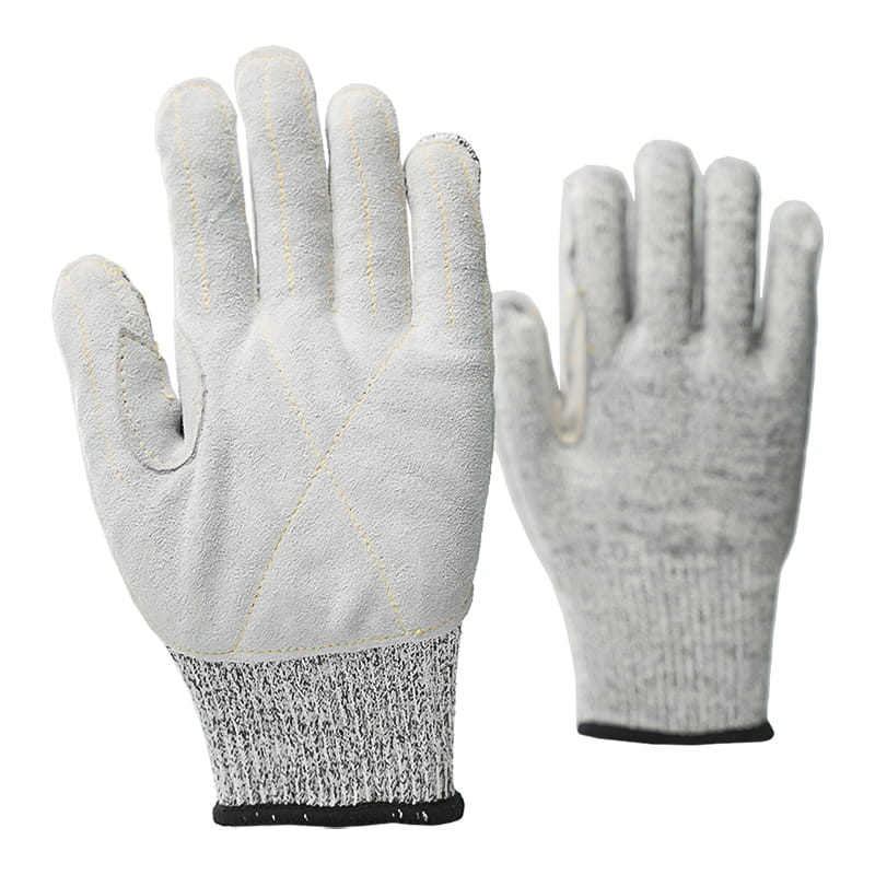 XIII Gauge Square Patterned Leather Gloves Level V '