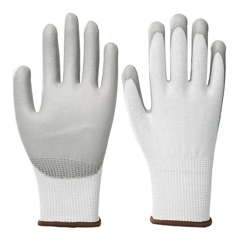 13 Gauge Anti Secans PU Gardening Gloves Level 3