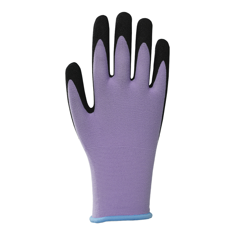 18 Gauge Nitrile Nylon Gardening Gloves