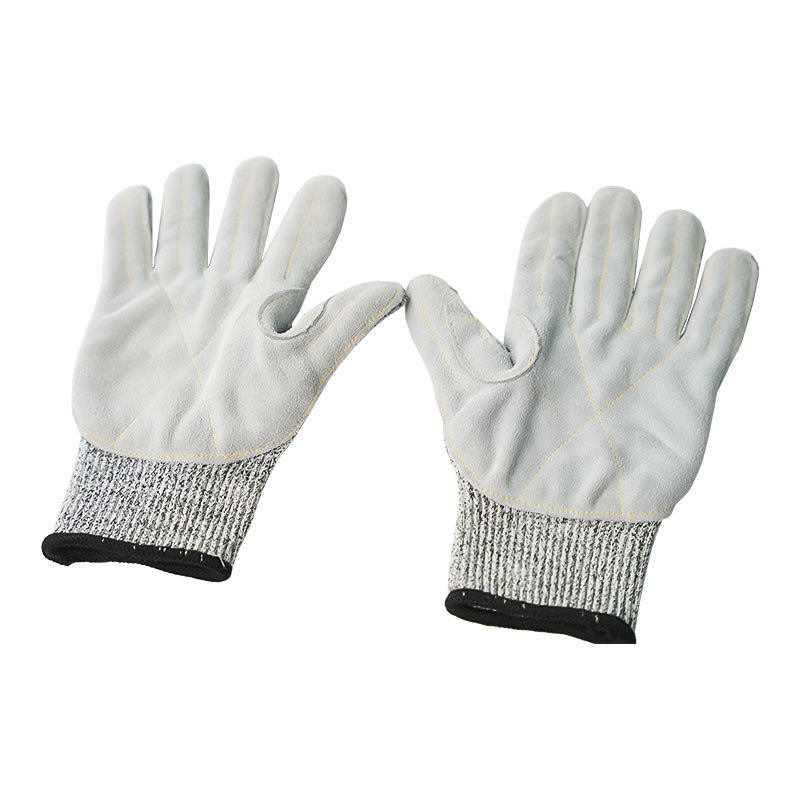 XIII Gauge Square Patterned Leather Gloves Level V '