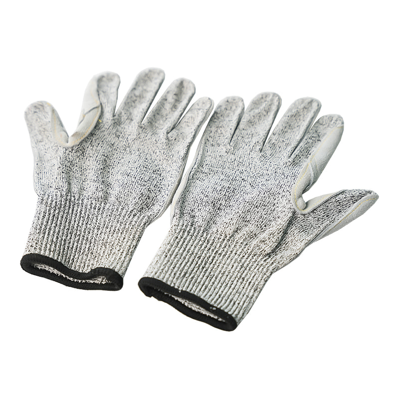 XIII Gauge Square Patterned Leather Gloves Level V '