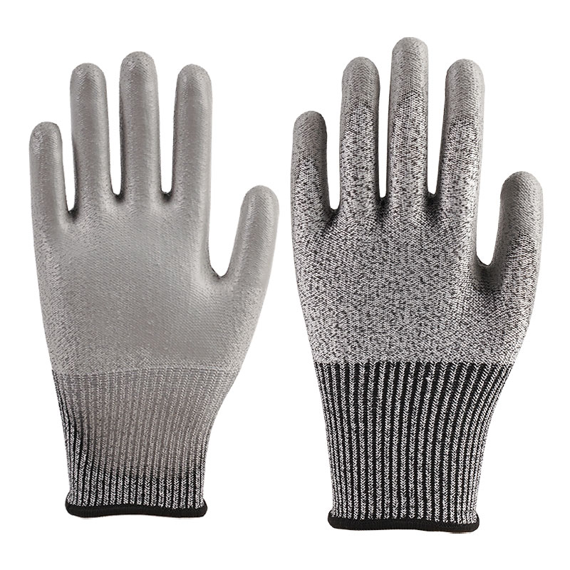 13 Gauge Anti Secans PU Gloves A5