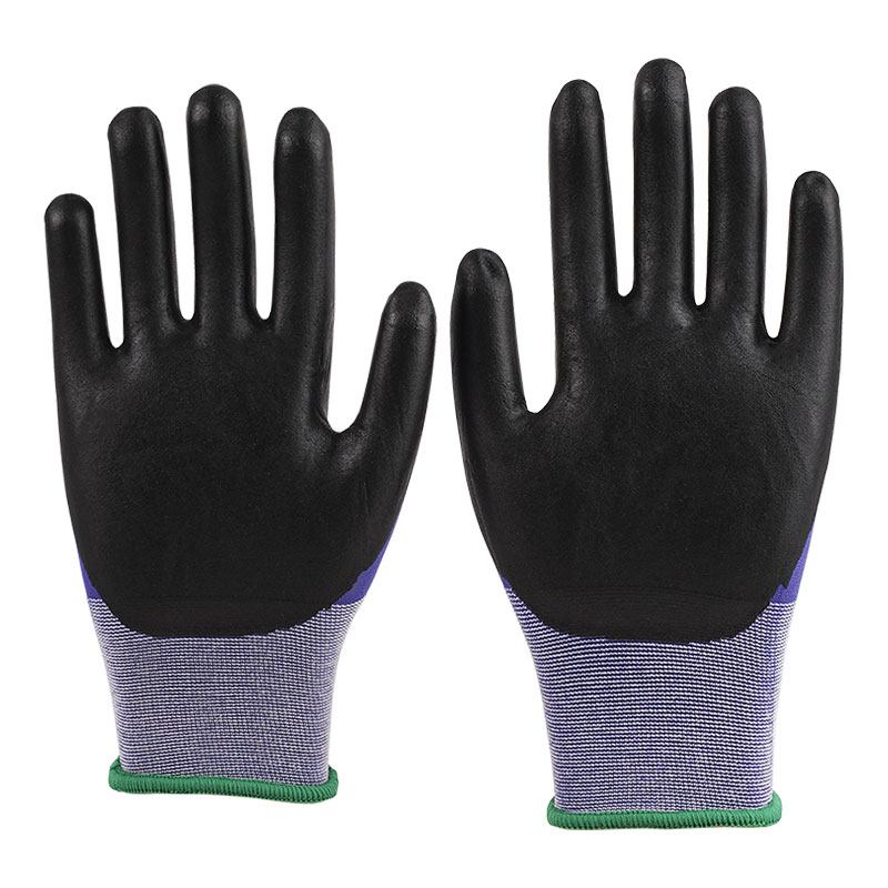 21 Gauge Nylon Gloves Ultra Fine Spumantes Blue