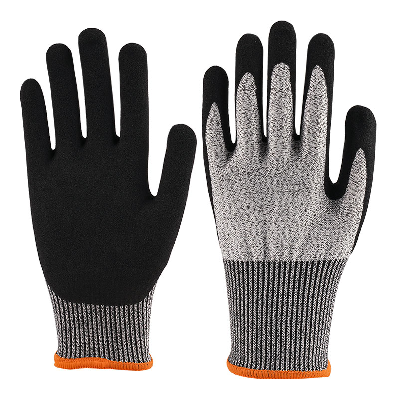 13 Cange Heather Grey Nitrile Gloves A5