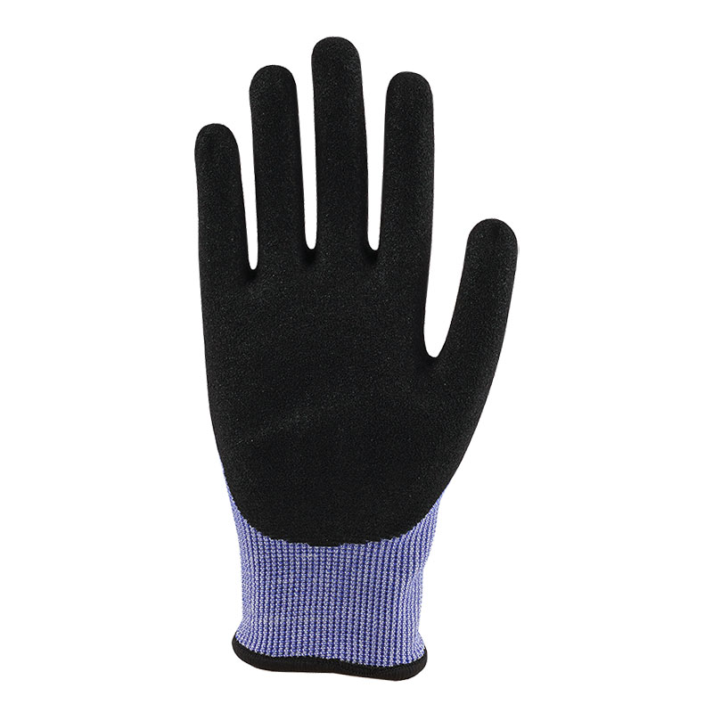 18 Gauge Nitrile Gloves A5 Anti Secans+ Immersionem Nitrilem Frosted Tenaces