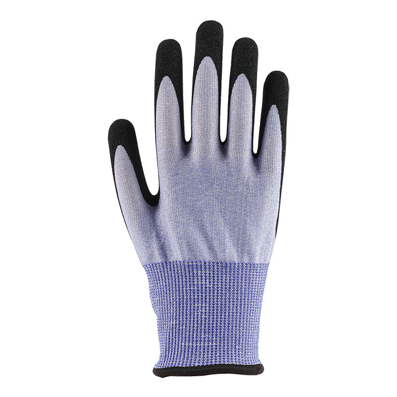 18 Gauge Nitrile Gloves A5 Anti Secans+ Immersionem Nitrilem Frosted Tenaces