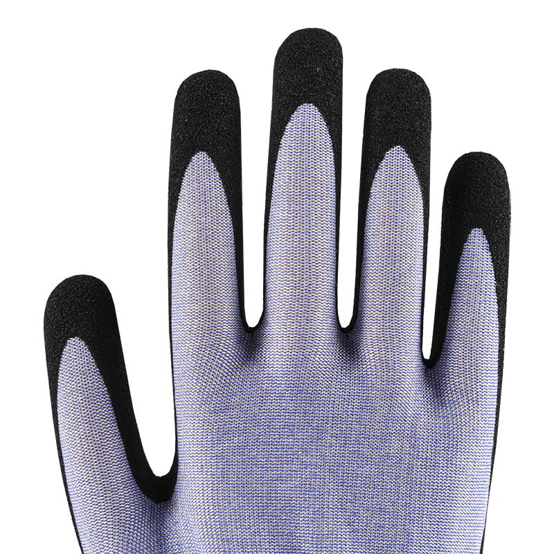 18 Gauge Nitrile Gloves A5 Anti Secans+ Immersionem Nitrilem Frosted Tenaces