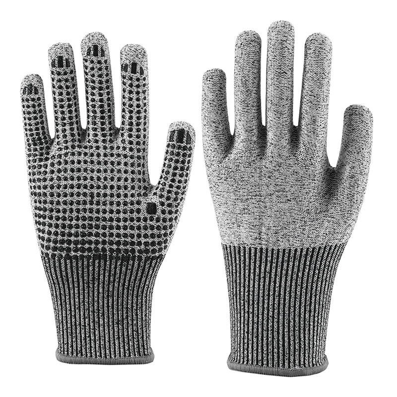 XIII gauge HPPE Cannabis Cinis A5 Anti-cutting nitrile punctatum Gloves