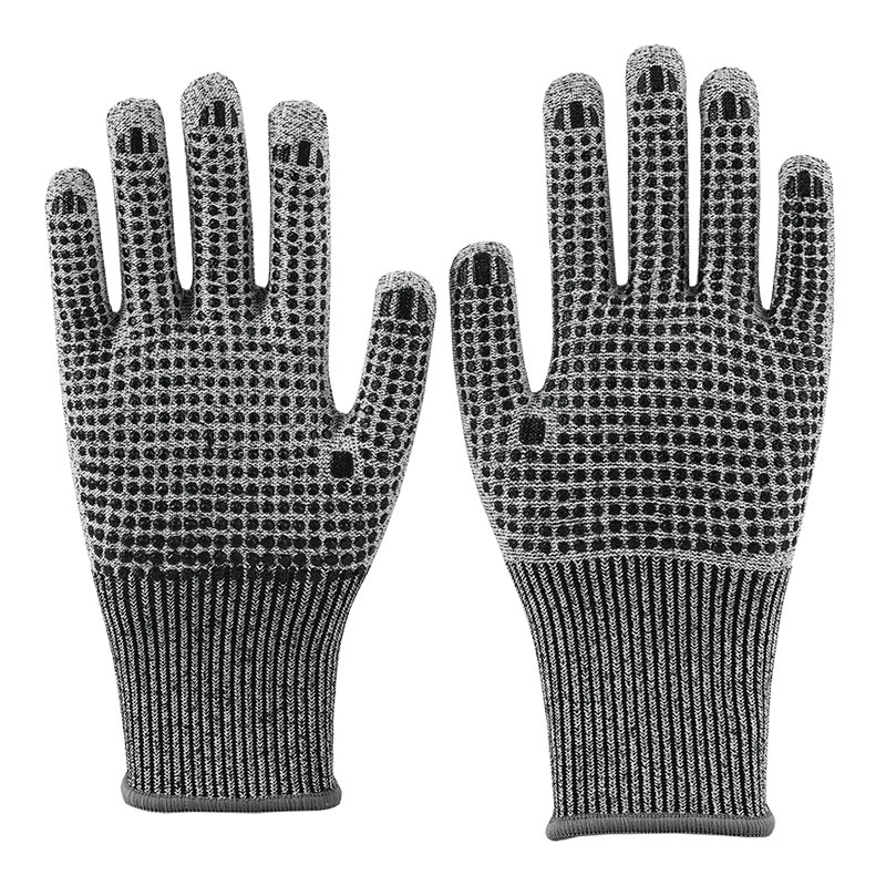 XIII gauge HPPE Cannabis Cinis A5 Anti-cutting nitrile punctatum Gloves