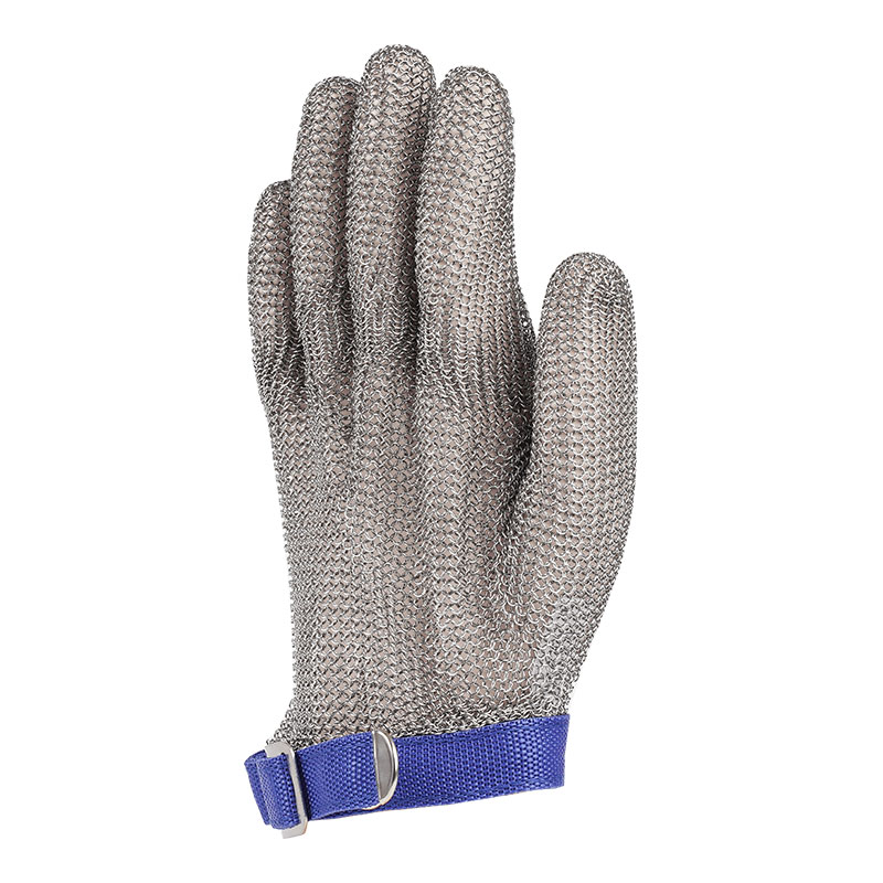 304 Steel Metal Mesh Cut Resistant Gloves Level 9