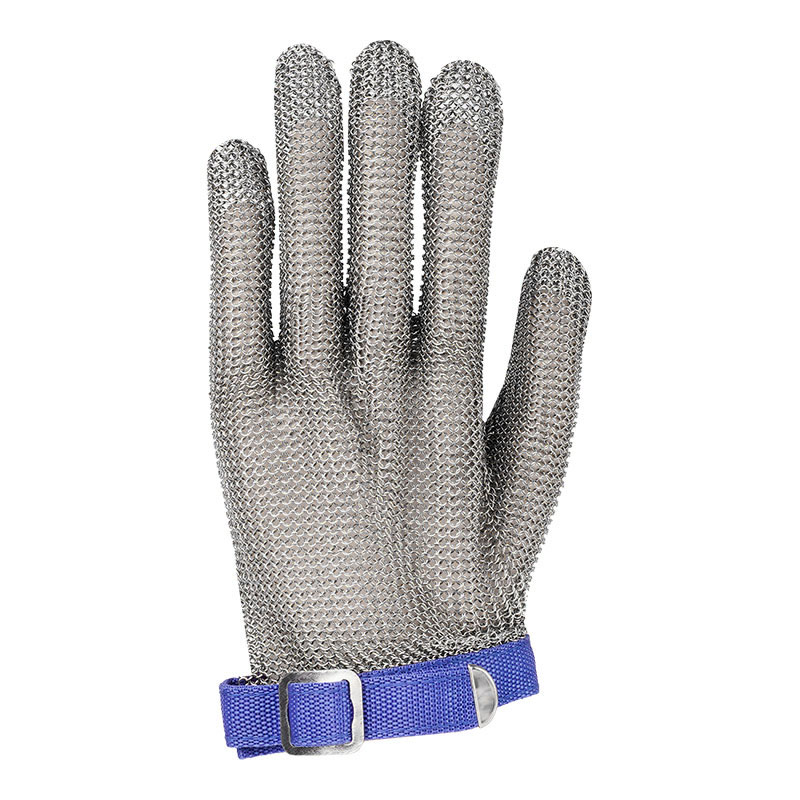 304 Steel Metal Mesh Cut Resistant Gloves Level 9