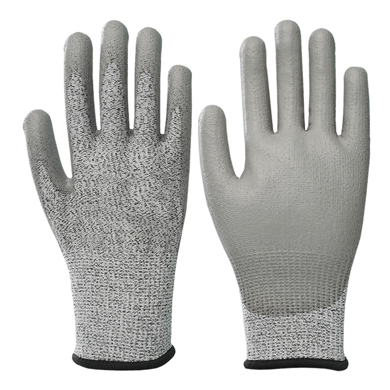 13 Gauge Anti Secans PU Gardening Gloves Level 5